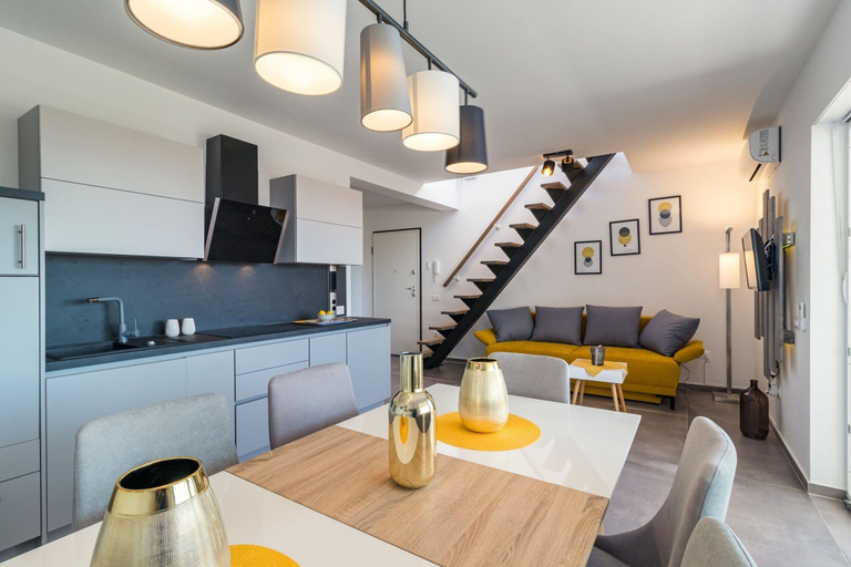 Private kitchen 2, Furnished Penthouse With sea View, Medulin