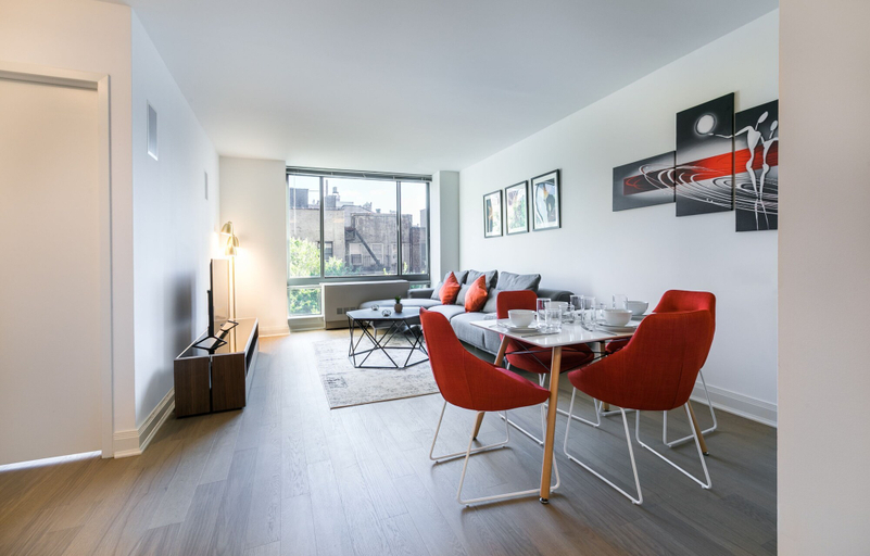 Room 2, Beautiful 1 Bed Fully Furnished Apartment, New York