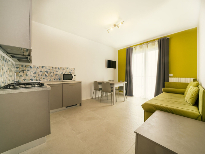 Living area, Residence La Rotonda, Tignale, Brescia