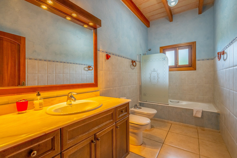 Bathroom 3, Ca'n Berguins With Pool & Mountain Views, Baleares