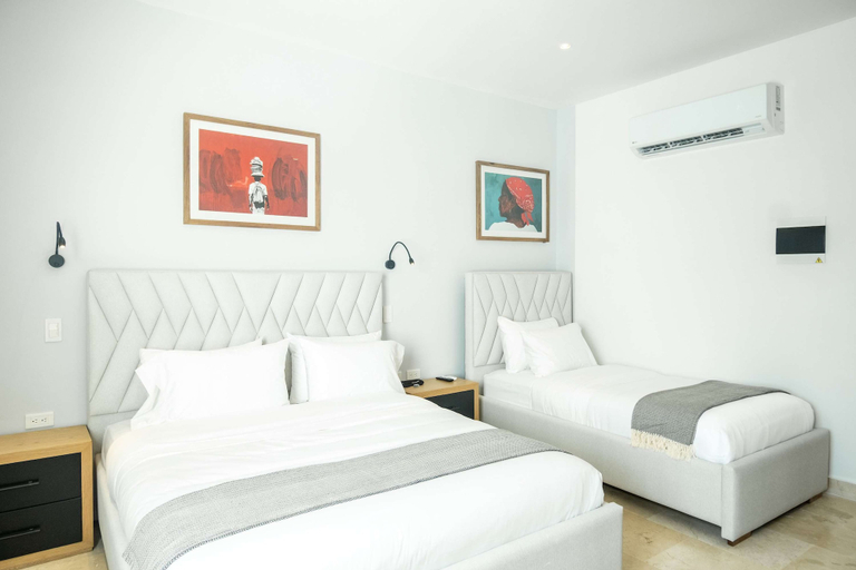 Room 3, w Beautiful Loft in the Heart of Bocagrande, Cartagena de Indias