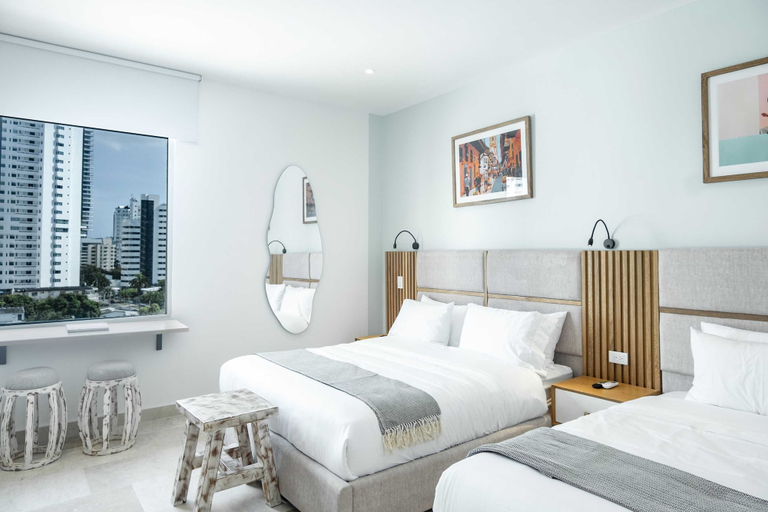 Room 4, w Unfailing Loft in the Heart of Bocagrande, Cartagena de Indias