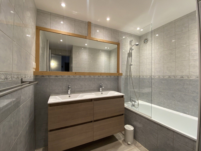 Bathroom, Family Apartment in Northern Alps, Isère