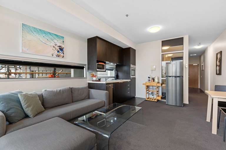 Living room 4, Fitzroy North 1-bed With Balcony by Edinburgh Park, Melbourne