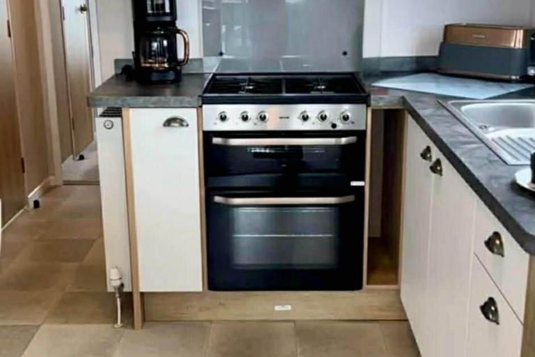 Private kitchen, 293 Static Caravan Beverley Bay Paignton, Torbay