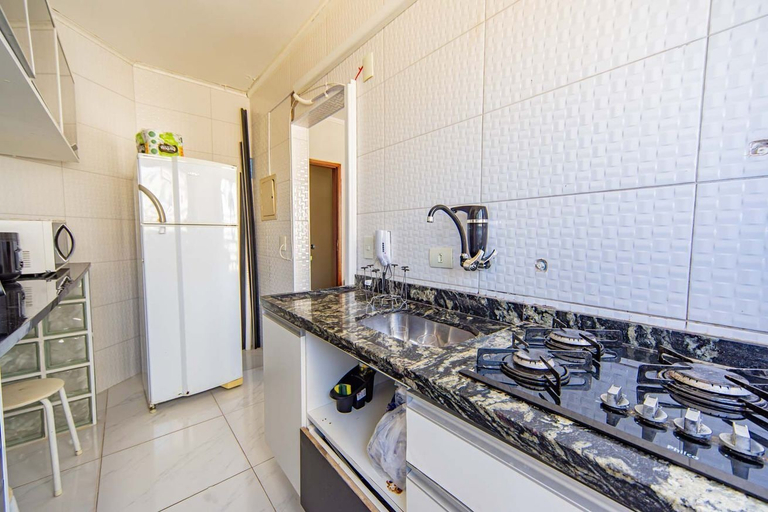 Room 5, Apto Pet Friendly Beira-mar c Garagem no Boqueir o, São Vicente