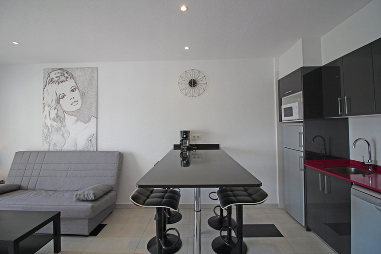 Private kitchen 4, Apartment in Empuriabrava With Canal Views, Girona