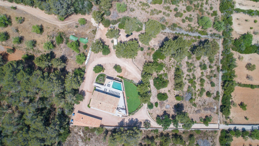 View from property 4, Tranquil Villa in Sant Joan, Baleares