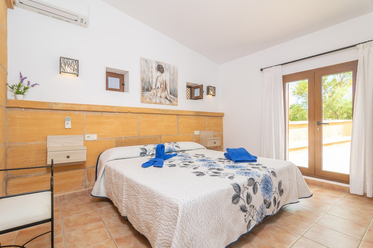 Bedroom 2, 3 C'an Boto - Villa With Private Pool In Manacor, Baleares