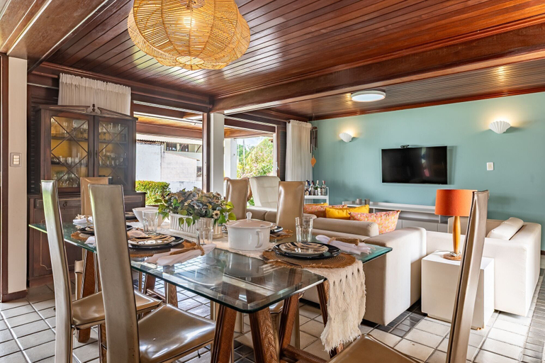 Dining 4, Casa Luxo 5Qts 2Suítes Tamandaré SH132D, Tamandaré