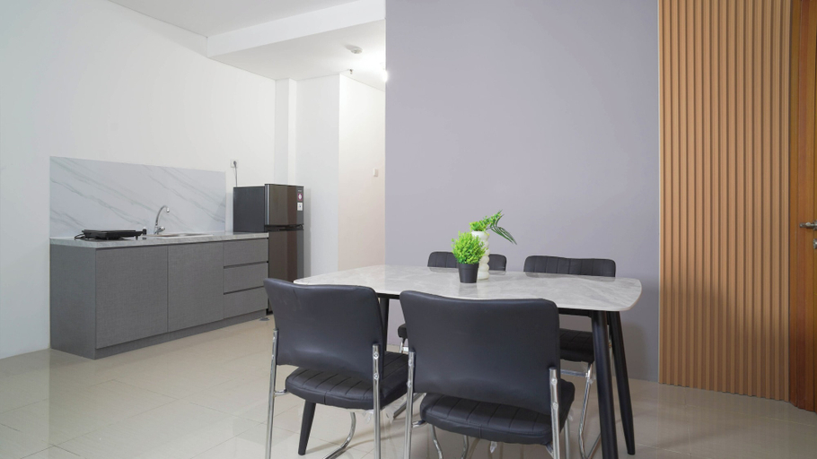 Dining room 4, Modern 2Br With Service Room Apartment Woodland Park Residence, Jakarta Selatan