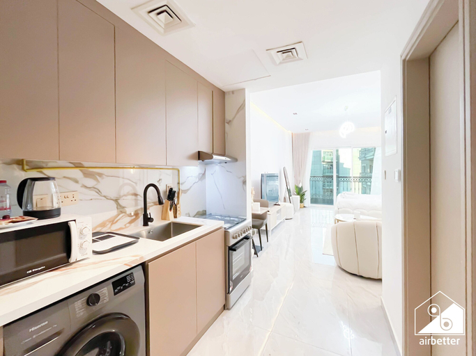 Interior 3, Relaxing ST Getaway Balcony, Pool & Gym Access, Dubai