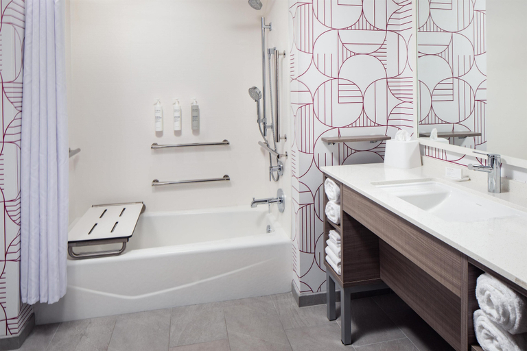 Bathroom 4, Home2 Suites By Hilton Memphis Downtown, Shelby