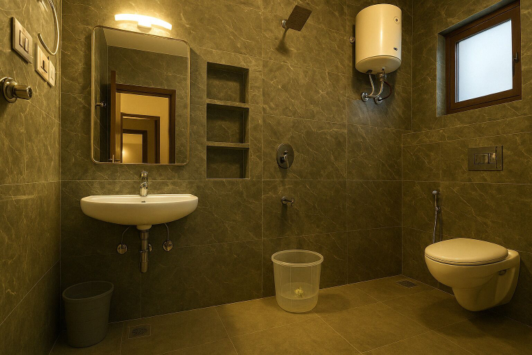Bathroom 4, Dlite Rivera, Bangalore