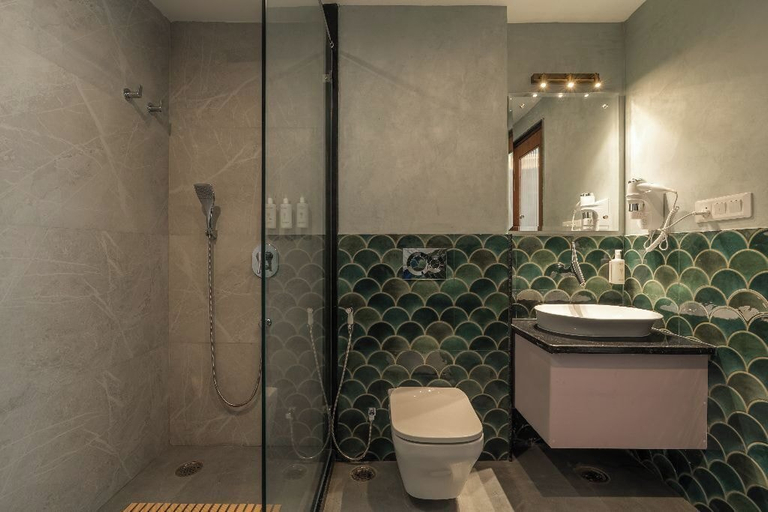 Bathroom 4, The Hosteller Bam Jaipur, Hawa Mahal, Jaipur