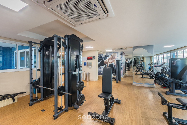 Fitness facility, Your Exclusive Stay in a Building With a Pool Just Steps From the sea - WJA, Salvador
