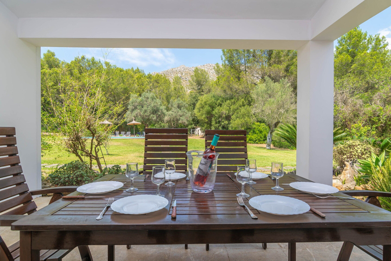 Outdoor dining 3, L'esplai - Villa With Private Pool In Pollenca, Baleares