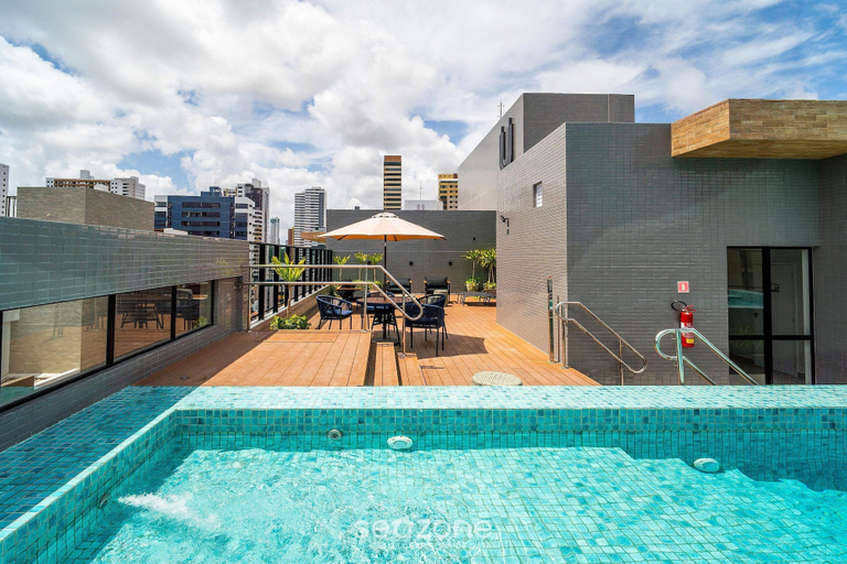 Pool 3, Studio in Build. w/ Pool, 280m fr the sea Ugr0404a, João Pessoa