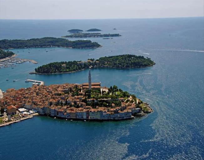 View from property 1, Villa in Rovinj Near Beach & Old Town, Rovinj