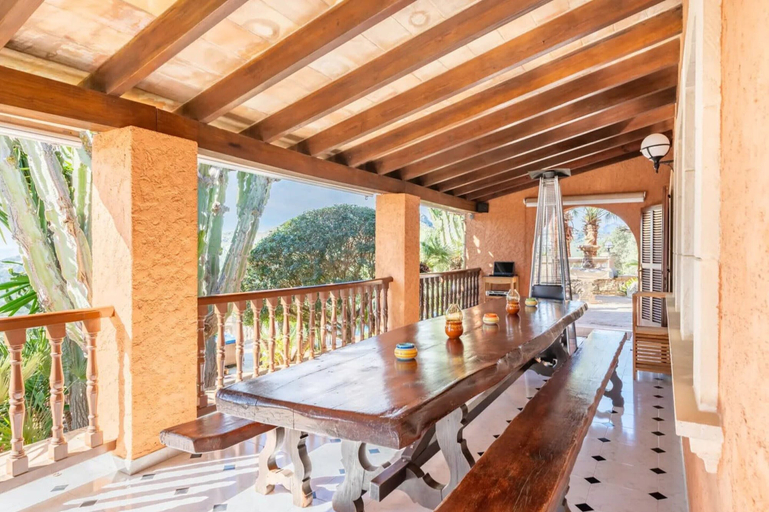 Balcony 2, Hilltop Villa in Alcudia With Bays Views, Baleares