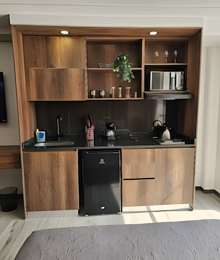 Private kitchen, Epic Suite 209 Deluxe Aeropuerto, Pereira