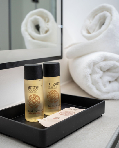 Bathroom amenities, Cozy 9 Hotel, Hamburg