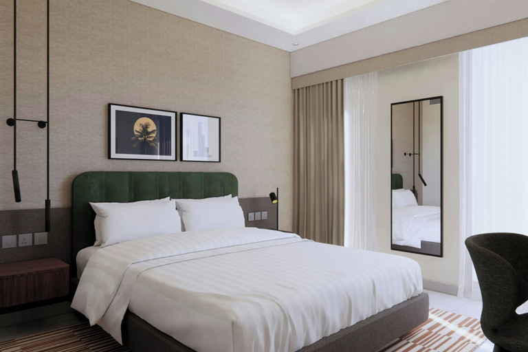 Room 2, Marriott Executive Apartments Jumeirah Lakes Towers, Dubai, Dubai