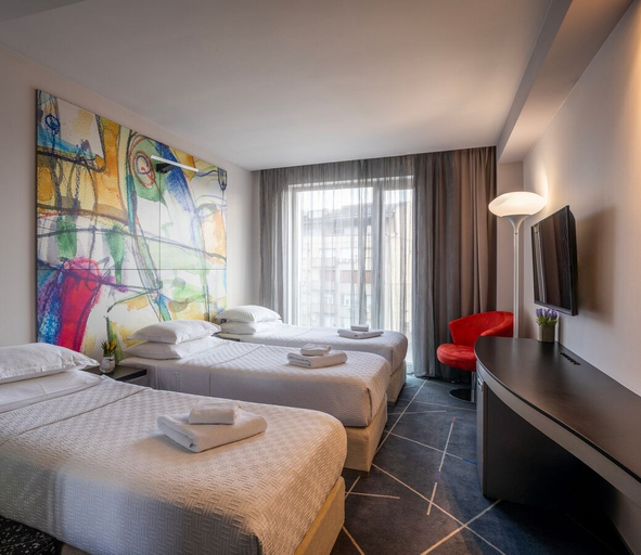 Bedroom 3, Nobel Zira Hotel, Belgrade