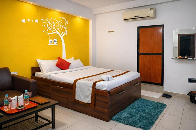 Bedroom, JK Rooms 147 Lions Best Budget Hotel -Nagpur, Nagpur