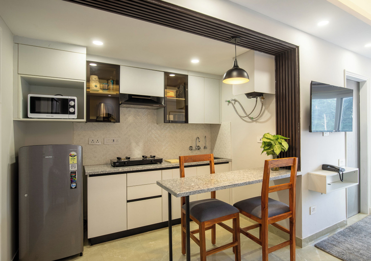 Private kitchen 2, Bedchambers Apart hotel Sec 39, Gurgaon