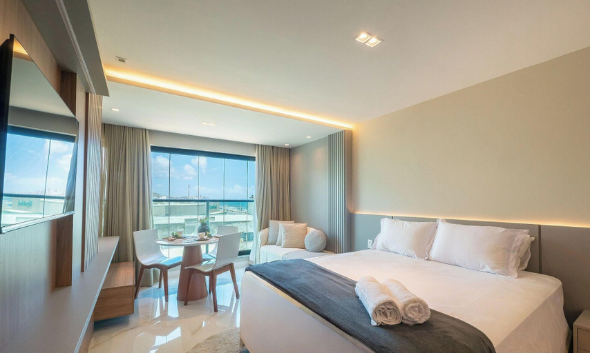 Room, Oceanfront Studio in Condominium Ops0337, Salvador