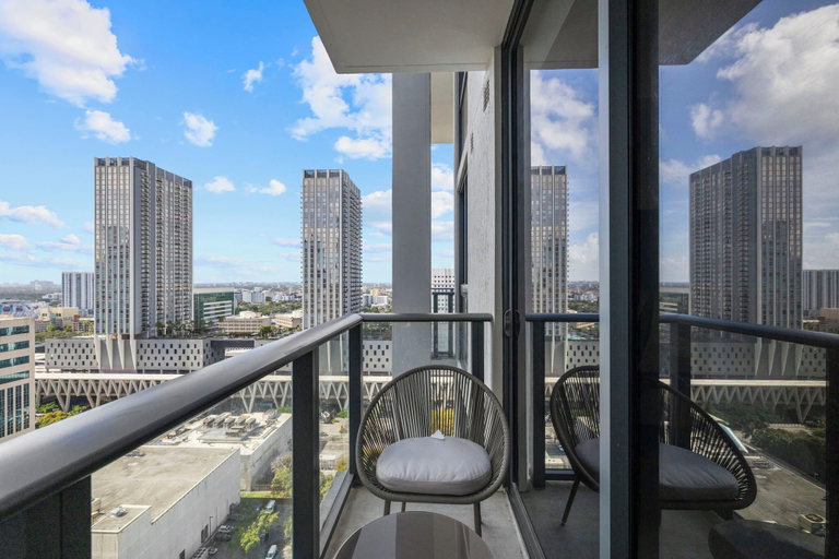 Balcony 3, Condo City View Miami, Miami-Dade