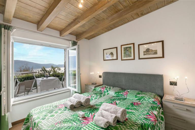 View from room 5, Gargnano Apartments, Brescia