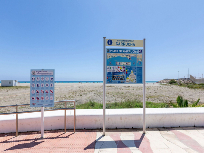 View from property 3, Sunny Apartment Near Paseo, Almería