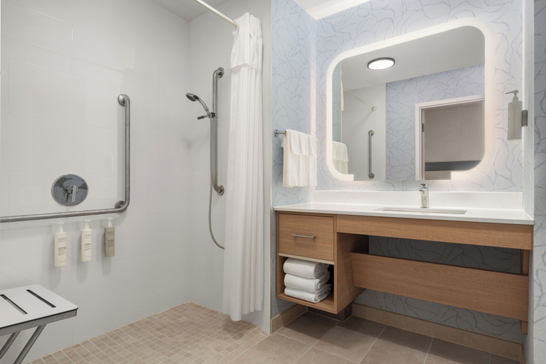Bathroom 5, Homewood Suites by Hilton Burlington, Halton