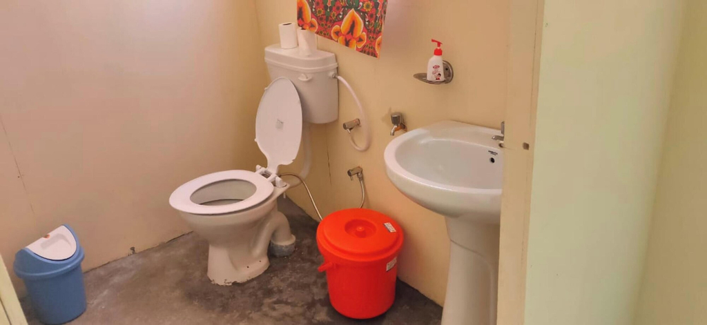 Bathroom 2, pangong view point cottage, Leh