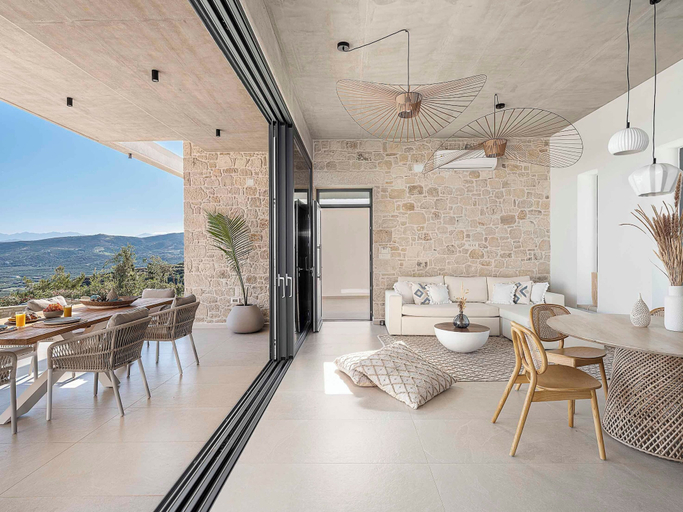 Living area 2, Himmel Villas, Crete