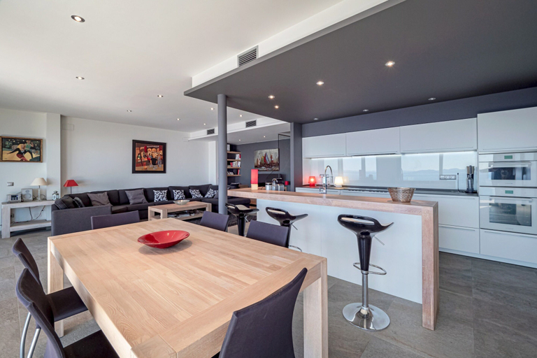 Private kitchen 2, House in Roses Near Canyelles Beach, Girona