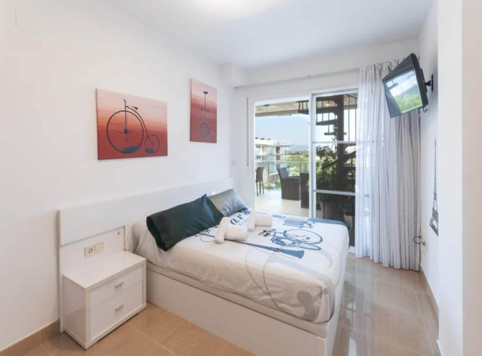 Bedroom 3, Poema - Apartment In Urbanitzacio Platja D'oliva, Valencia