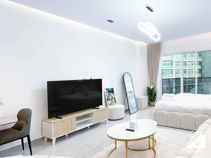 Interior 2, Relaxing ST Getaway Balcony, Pool & Gym Access, Dubai