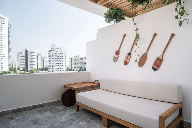 Room 4, w Fascinating Loft w Balcony in Bocagrande, Cartagena de Indias