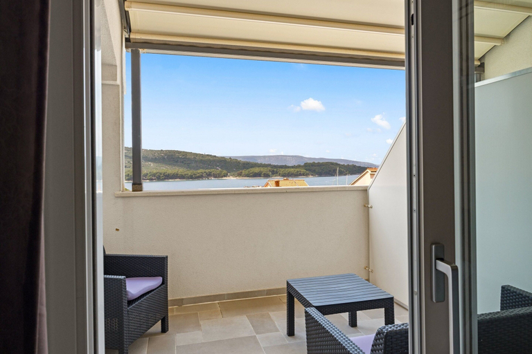 Balcony 2, Sea view vacation apartment in Cres, Cres