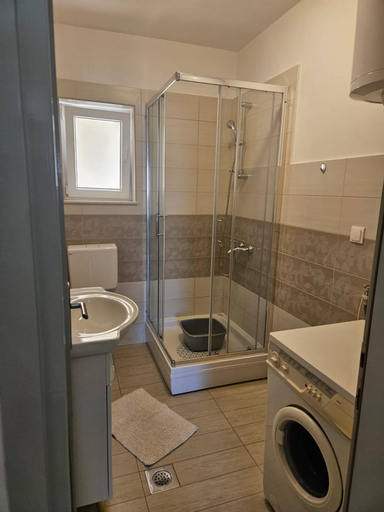 Bathroom, Cozy Studio Apartment in Grebastica, Šibenik