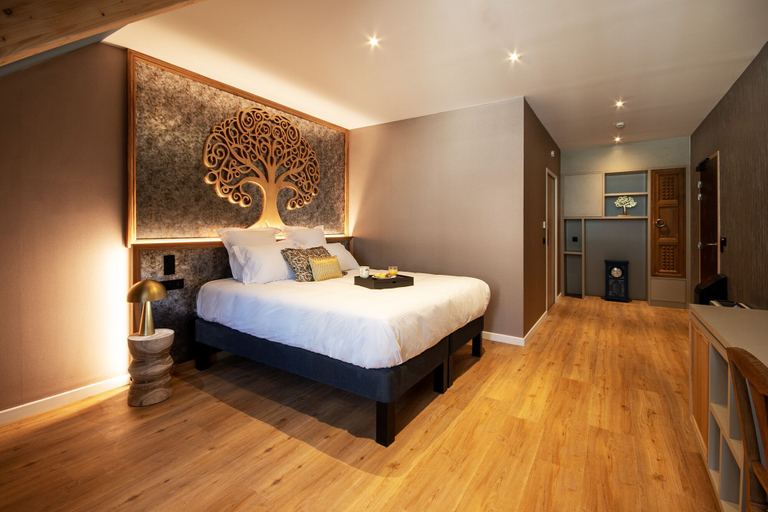 Bedroom 3, Logis Hôtel Jeanne et Jules, Côtes-d'Armor