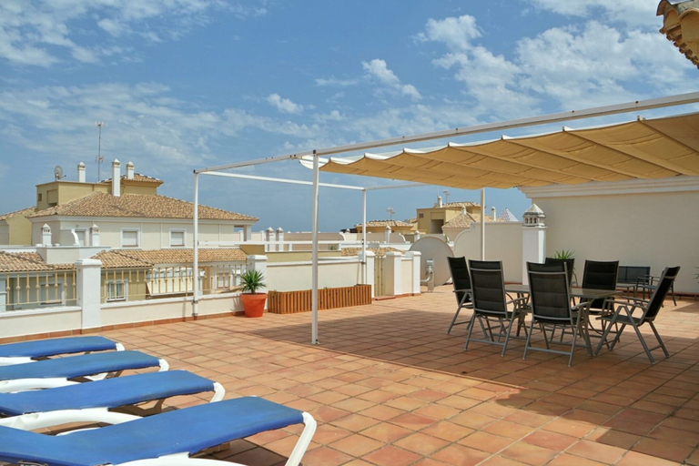 Outdoor dining 3, Seaview Duplex in Punta del Moral, Huelva