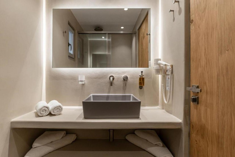 Bathroom 3, Naxos Resort Beach Hotel, South Aegean