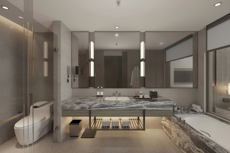 Bathroom 5, Marriott Executive Apartments Danang, Han River, Da Nang