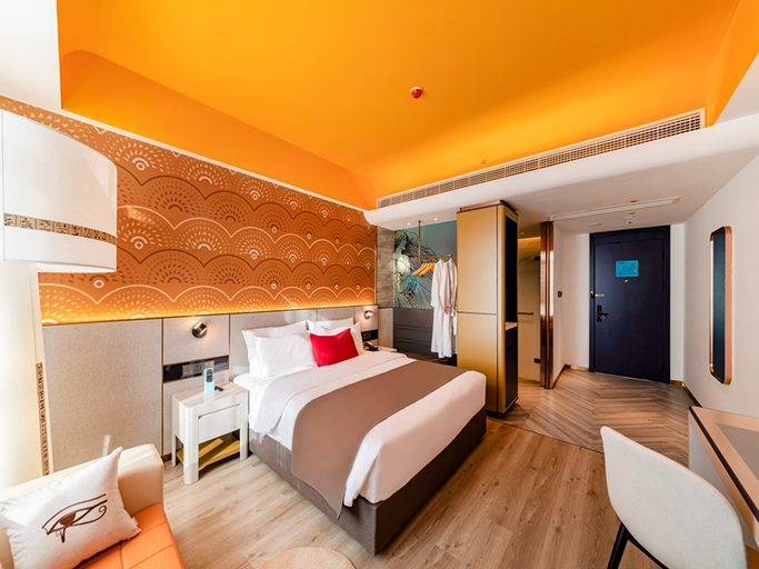 Bedroom 2, Fuzhou Changle District Changle Airport Zhanggang Lan'ou Hotel, Fuzhou