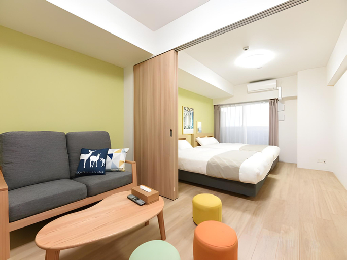 Bedroom 2, Eslead Hotel Namba South Ⅲ, Osaka