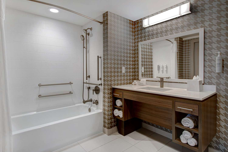 Bathroom 5, Home2 Suites by Hilton Marysville, WA, Snohomish